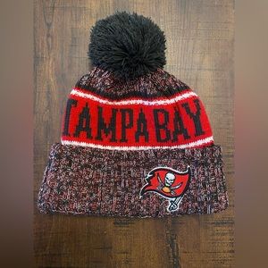 Red NFL Tampa Bay Buccaneers Beanie